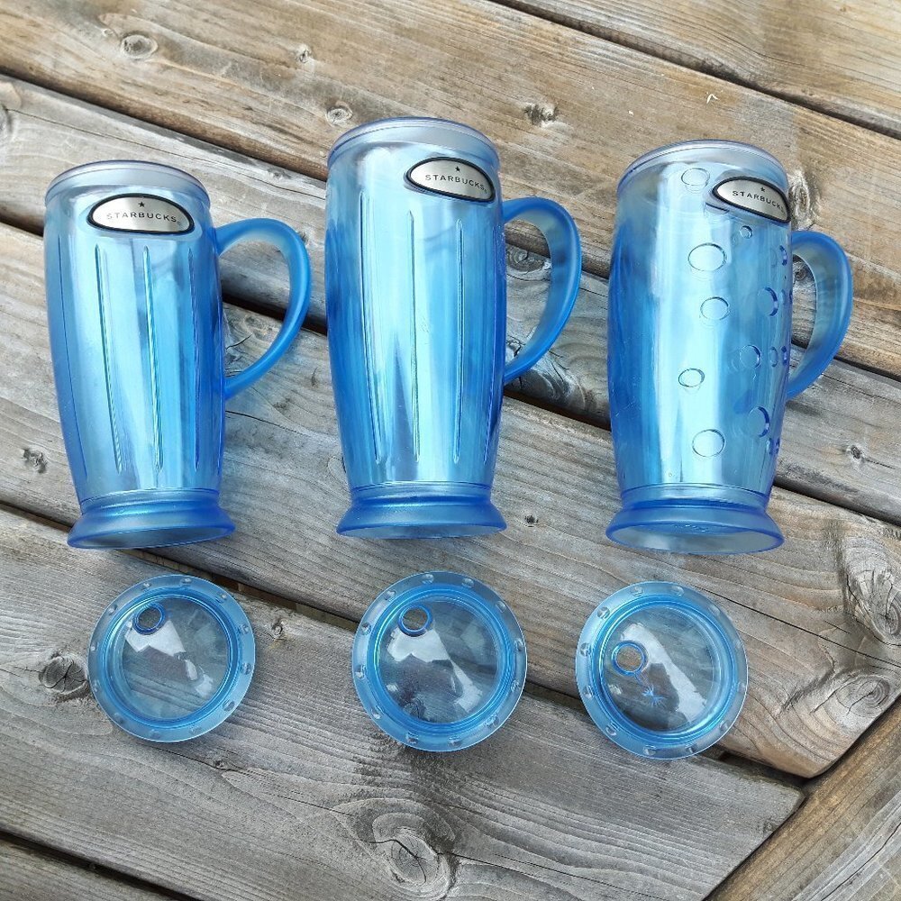 STARBUCKS 2002 Barista Rocket Tumbler LOT